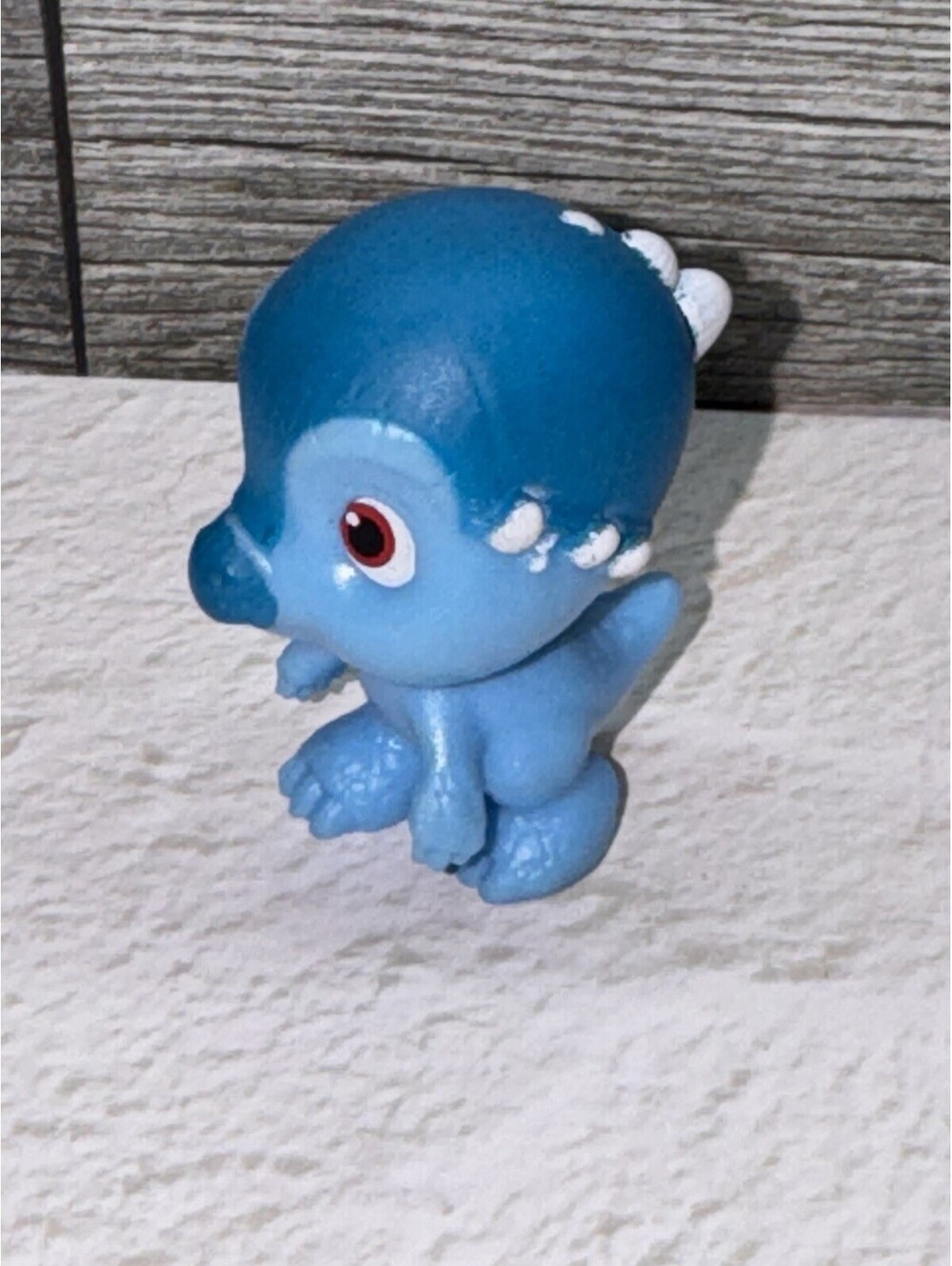 Dino Ranch "Bopper" Blue White Dinosaur Toy Action Figure 1.75"